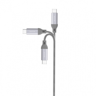 Logotrade reklaamkingituse foto: Nailonist andmeedastuskaabel LK30 Type - C Quick Charge 3.0