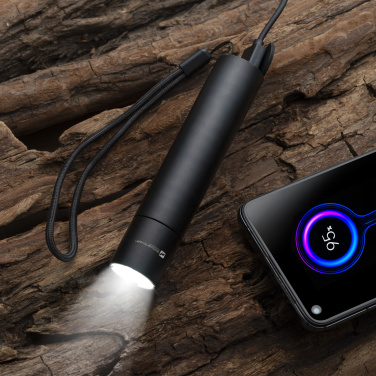 Logotrade reklaamkingituse foto: Taskulamp ZAGROS Schwarzwolf