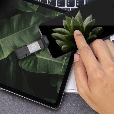 Logo trade meened foto: Mälupulk Silicon Power Mobile – C51 3.2, 64GB