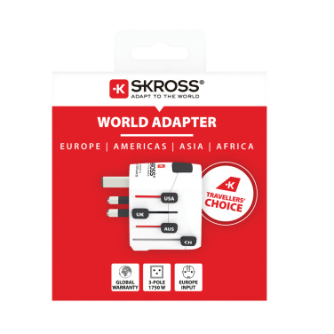 Logotrade firmakingid pilt: SKROSS Pro 3-pooluseline maailmareisi adapter