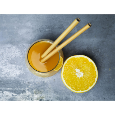 Logo trade reklaamkingituse pilt: ECO Bamboe Straw Komplekt bambusest kõrred