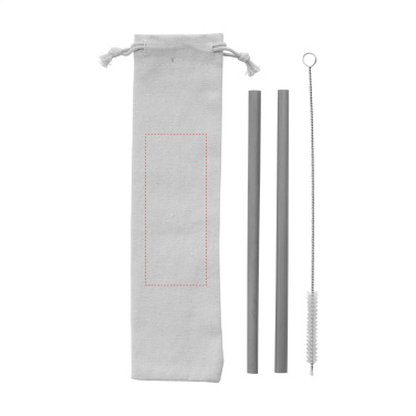 Logotrade reklaamkingituse foto: ECO Bamboe Straw Komplekt bambusest kõrred
