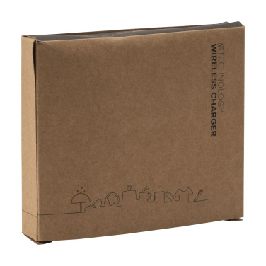 Logo trade reklaamkingitused foto: Bambusest 10 W juhtmevaba laadija juhtmevaba kiirlaadija