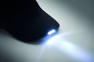 Logo trade firmakingid foto: LUZCAP 5 paneeliga LED puuvillane müts 220gr/m²