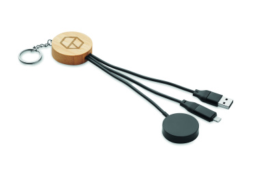 Logo trade firmakingi pilt: BULE võtmehoidjaga 4in1 60 W kaabliga