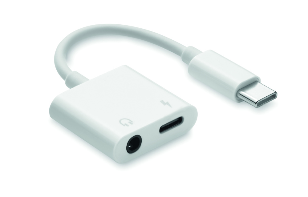 Logo trade reklaamkingid foto: KOENET ABS-pistikupesaga helijaotur, tüüp C