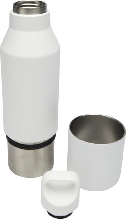 Logotrade reklaamtooted pilt: Odessy 600 ml taaskasutatud roostevabast terasest pudel tassiga