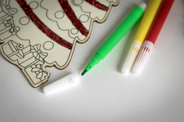 Logo trade ärikingituse pilt: Puidust jõulupuu värvimiskomplekt