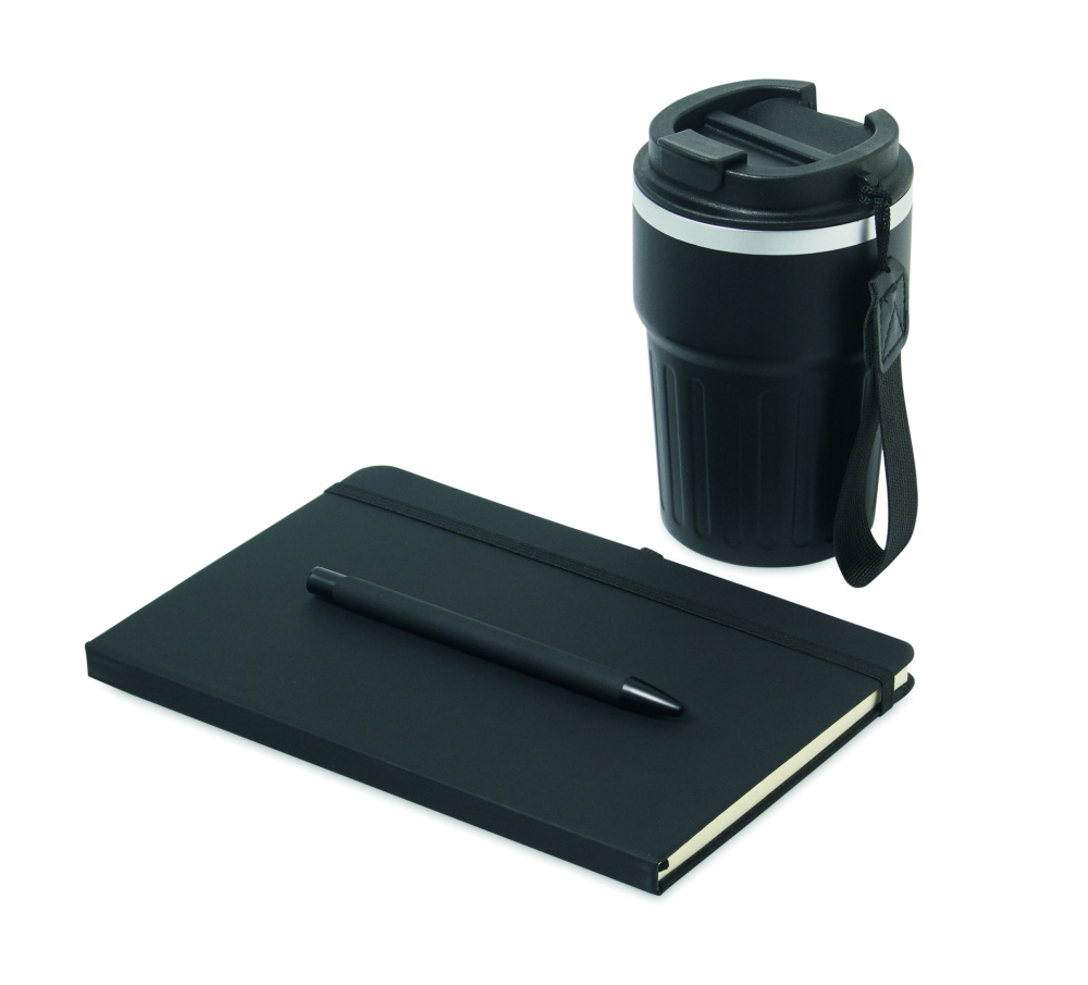 Logotrade reklaamkingi foto: ENGAGE 3-osaline kinkekomplekt karbis