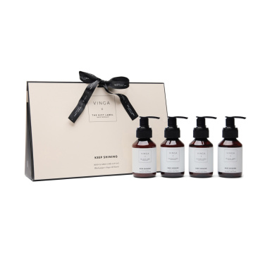 Logo trade ärikingitused foto: VINGA x TGL keha- ja kätehoolduskomplekt