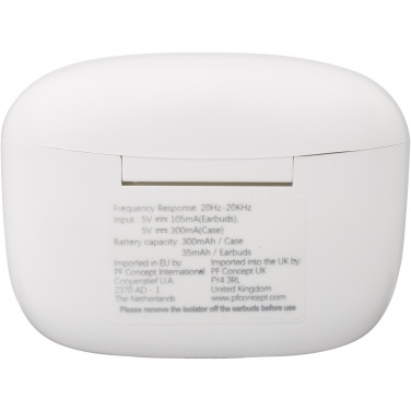 Logo trade liikelahjat mainoslahjat kuva: Essos 2.0 True Wireless -nappikuulokkeet kotelossa, jotka muodostavat laiteparin automaattisesti