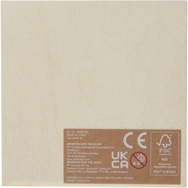 Logo trade mainoslahjat tuotekuva: Bark puinen palapeli