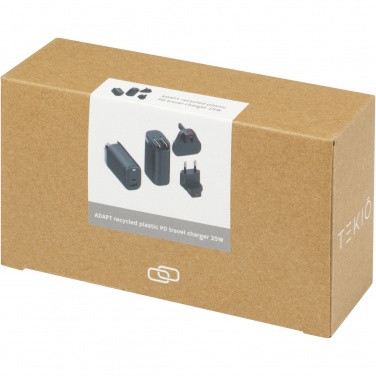 Logo trade mainoslahjat tuotekuva: ADAPT 25 W:n PD-matkalaturi kierrätetystä muovista