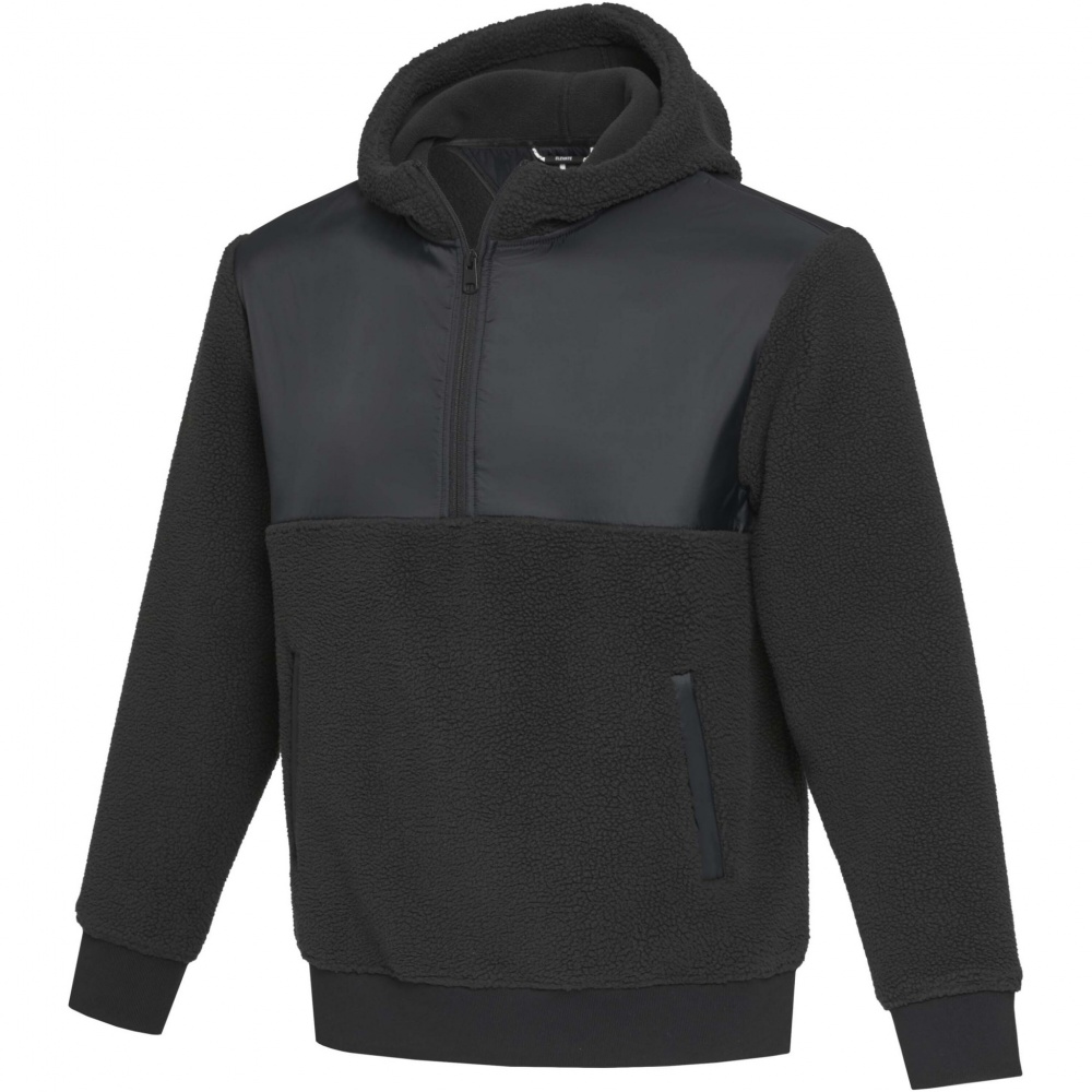 Logotrade mainostuote tuotekuva: Evans kierrätetty sherpa-fleece, unisex