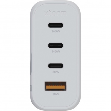 Logo trade mainostuotet tuotekuva: Xtorm XEC140 GaN²Ultra 140 W -seinälaturi