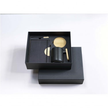 Logo trade mainostuote kuva: Laura lahjasetti: kovakantinen muistikirja (A5) ja kuulakärkikynä