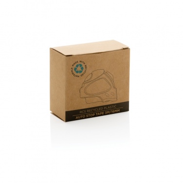 Logotrade mainoslahjat kuva: RCS Auto stop mittanauha 3m/16mm kierrätetystä muovista