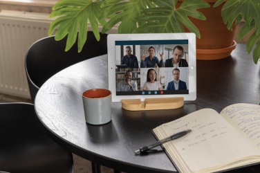 Logo trade liikelahjat mainoslahjat kuva: Bambuinen tabletti- ja puhelinpidike