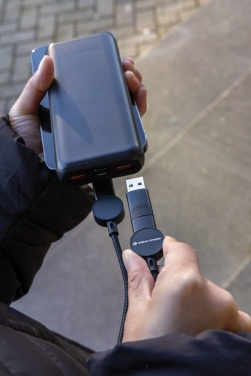 Logo trade liikelahja kuva: Oakland RCS 1.2m 6-in-1 nopean latauksen 45W kaapeli