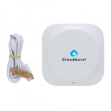 Logo trade mainoslahjat tuotekuva: Oregon 10W langaton laturi RCS kierrätysmuovista ja korkista