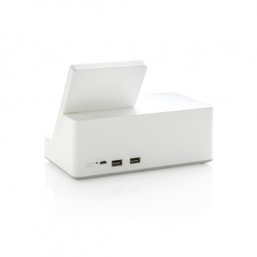 Logo trade mainoslahjat tuotekuva: Langaton 5W Ontario-laturi kaiuttimella