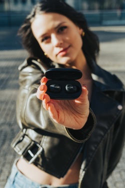 Logo trade mainostuotet tuotekuva: Urban Vitamin Palm Springs RCS ENC nappikuulokkeet