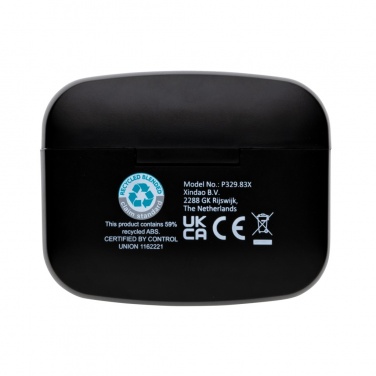 Logotrade mainoslahjat kuva: RCS Swiss Peak ANC TWS kuulokkeet kierrätetystä muovista