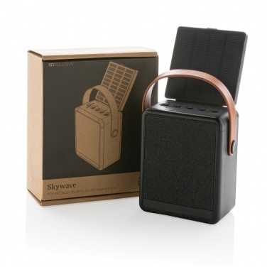 Logo trade mainostuote kuva: Skywave aurinkovoimakaiutin 12W RCS kierrätetystä muovista