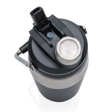 Logotrade mainostuote tuotekuva: Tyhiöpullo kaksoistoimintoisella kannella 500ml