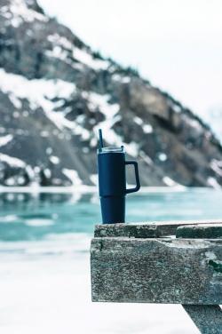 Logotrade mainoslahjat ja liikelahjat tuotekuva: Tana matkamuki kahvalla 90 ml RCS muovista