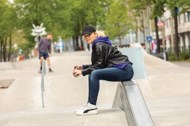 Logo trade mainoslahja ja liikelahja tuotekuva: Impact AWARE™ lippalakki 5 paneelilla harjatusta puuvillasta