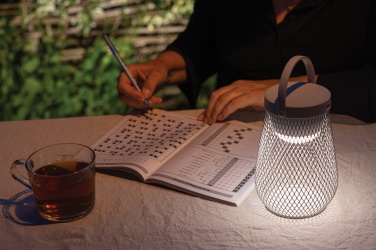 Logotrade liikelahjat kuva: Aurora USB-ladattava pöytävalaisin RCS kierrätysmuovista