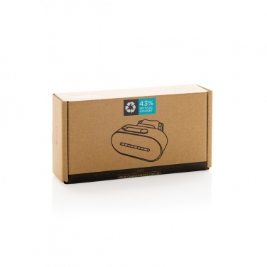 Logo trade mainoslahja kuva: Lumino RCS kierrätysmuovinen USB-ladattava pyörävalosarja