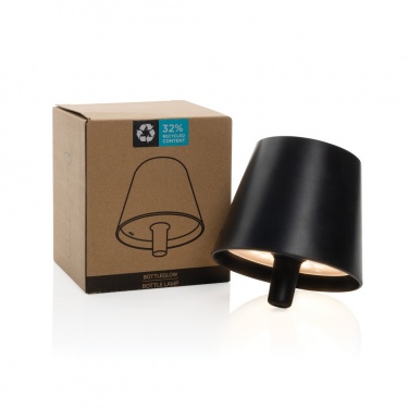Logo trade mainoslahjat tuotekuva: BottleGlow RCS kierrätysmuovinen pullolamppu