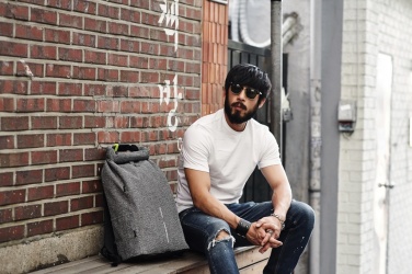 Logo trade liikelahjat mainoslahjat kuva: Urban varkaudenesto- ja viiltosuojattu reppu