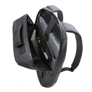 Logo trade liikelahja kuva: Musta PVC-vapaa 15,6"" Fashion-laptopreppu