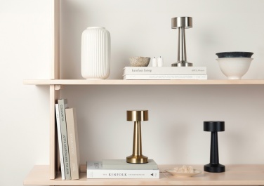 Logo trade liikelahja mainoslahja tuotekuva: VINGA Maris RSC  -pöytävalaisin kierrätettyä muovia