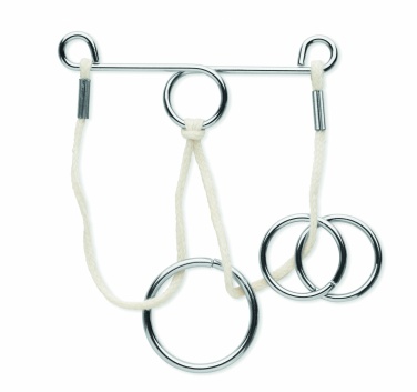 Logo trade mainostuotet tuotekuva: 2 metallista pulmapeliä