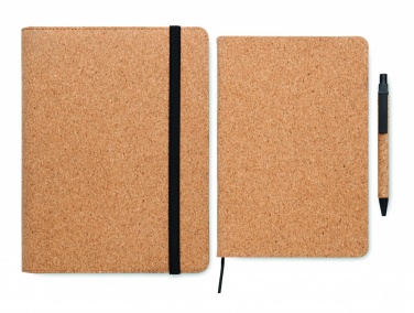 Logo trade liikelahjat mainoslahjat kuva: A5 kansio korkkia