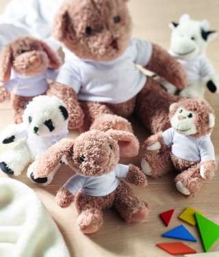 Logo trade mainoslahjat tuotekuva: Pehmoeläin Pupu