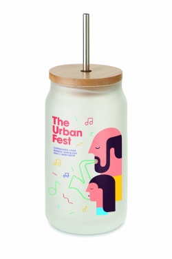 Logotrade liikelahjat kuva: Lasipurkki 400 ml