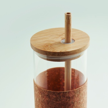 Logo trade mainostuotet tuotekuva: Lasinen juomapullo 450 ml