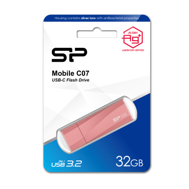 Logotrade liikelahja tuotekuva: PENDRIVE SILICON POWER MOBILE - C07 3.2 32GB