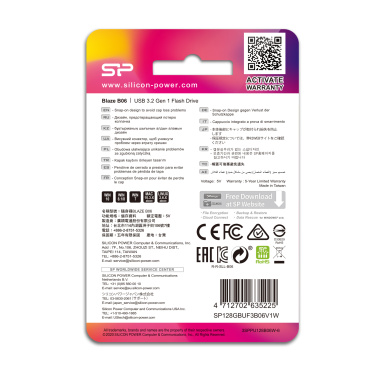 Logotrade mainostuote tuotekuva: Pendrive Silicon Power Blaze B06 3.0