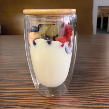 Logotrade liikelahja mainoslahja kuva: Kaksiseinäinen lasi ZAKOPANE 500 ml