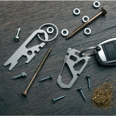 Logo trade liikelahja mainoslahja tuotekuva: Monitoiminen avaimenperä ANTISANA Schwarzwolf