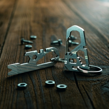 Logotrade liikelahjat mainoslahjat tuotekuva: Monitoiminen avaimenperä ATACAMA Schwarzwolf