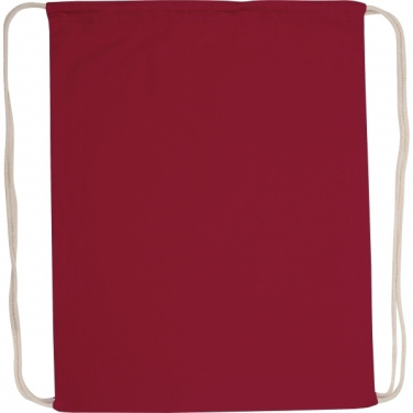 Logotrade mainoslahjat ja liikelahjat tuotekuva: Puuvillainen kuntosalilaukku BUDAPEST