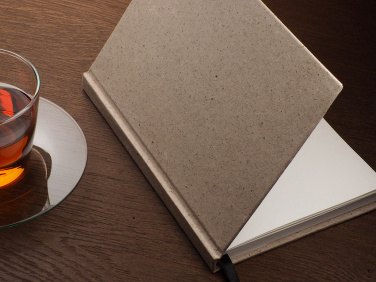 Logo trade liikelahjat mainoslahjat kuva: Kierrätetty tee muistikirja 209734000