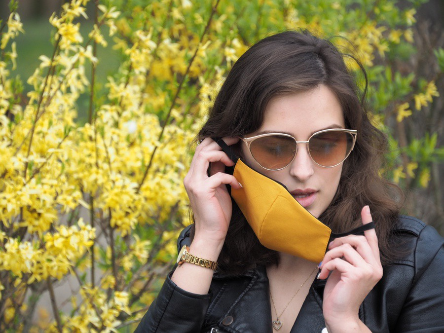 Logo trade liikelahjat tuotekuva: VENUS PRO puuvillamaski HEPA-suodatintaskulla 1378165